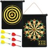 Toy Time Magnetic Roll-up Dart Board and Bullseye Game with Darts 110194IUR